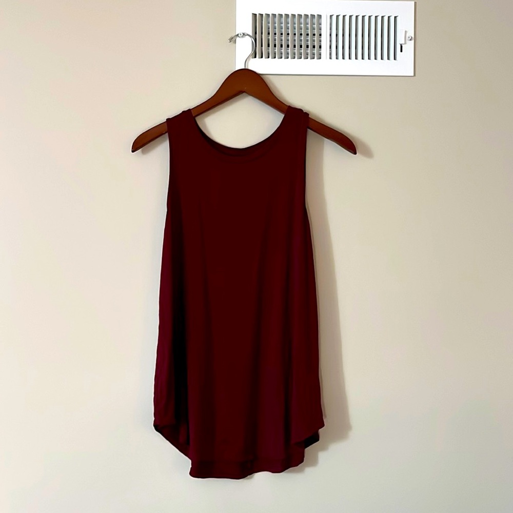 Maroon Tank Top XS